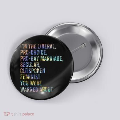 Feminist Empowerment Rights Social Justice March Button