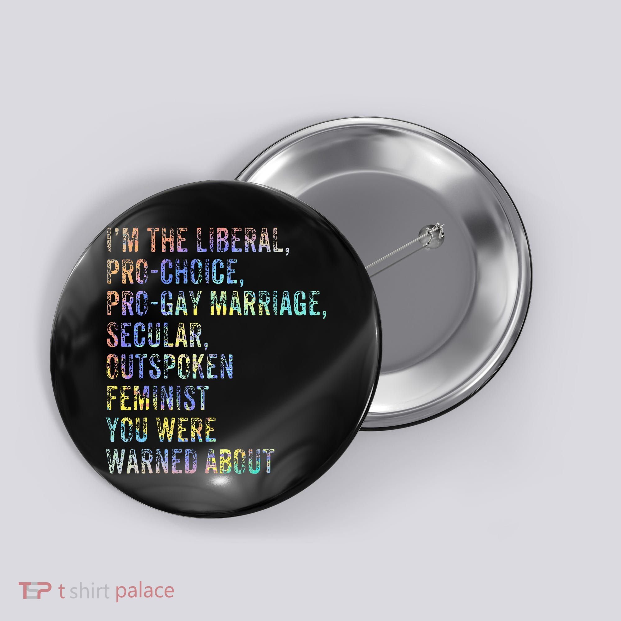 Feminist Empowerment Rights Social Justice March Button