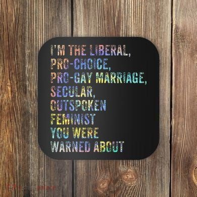 Feminist Empowerment Rights Social Justice March Coaster