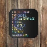 Feminist Empowerment Rights Social Justice March Coaster thumb 0