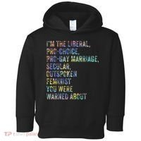 Feminist Empowerment Rights Social Justice March Toddler Hoodie thumb 0
