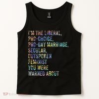 Feminist Empowerment Rights Social Justice March Tank Top thumb 2