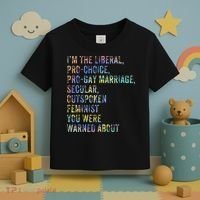 Feminist Empowerment Rights Social Justice March Toddler T-Shirt thumb 3