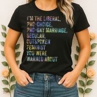 Feminist Empowerment Rights Social Justice March Women's T-Shirt thumb 2