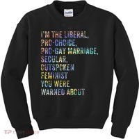 Feminist Empowerment Rights Social Justice March Kids Sweatshirt thumb 0