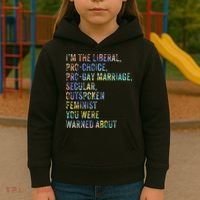 Feminist Empowerment Rights Social Justice March Kids Hoodie thumb 3