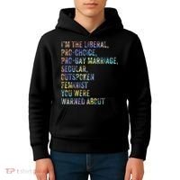 Feminist Empowerment Rights Social Justice March Kids Hoodie thumb 4