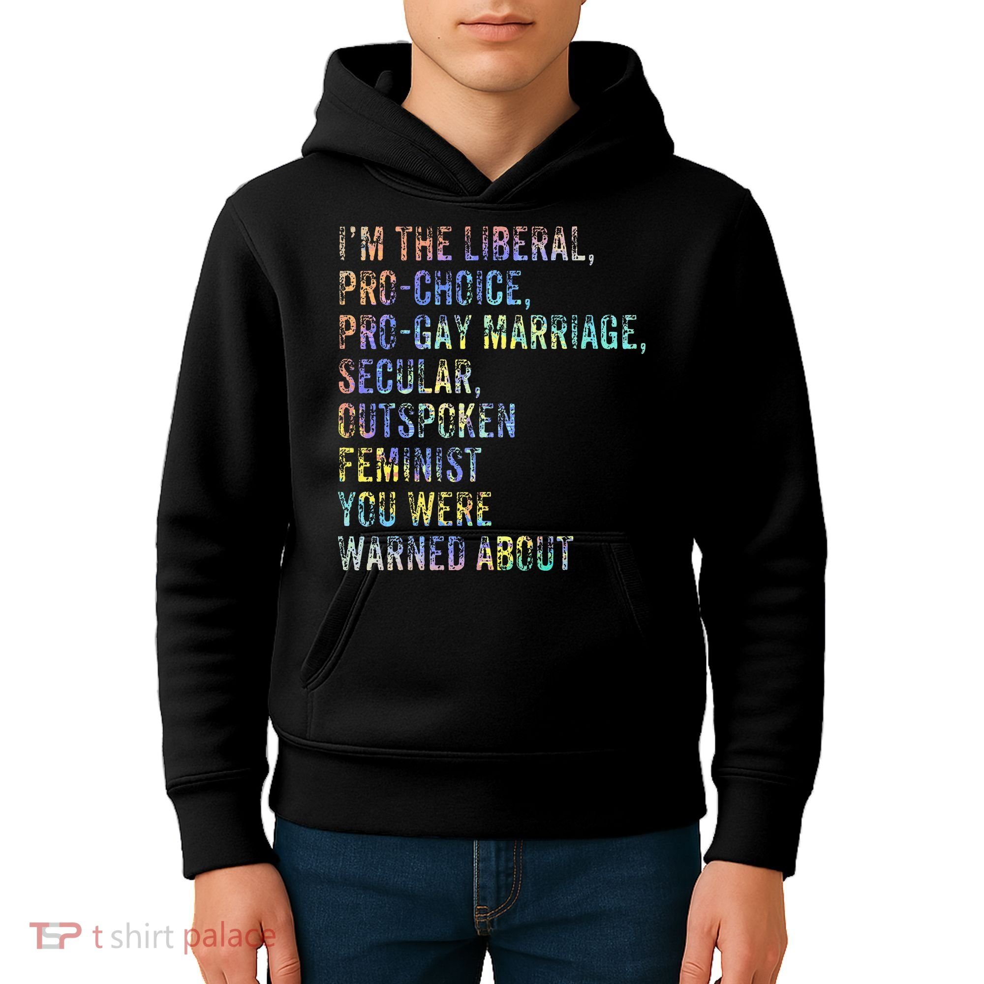 Feminist Empowerment Rights Social Justice March Kids Hoodie