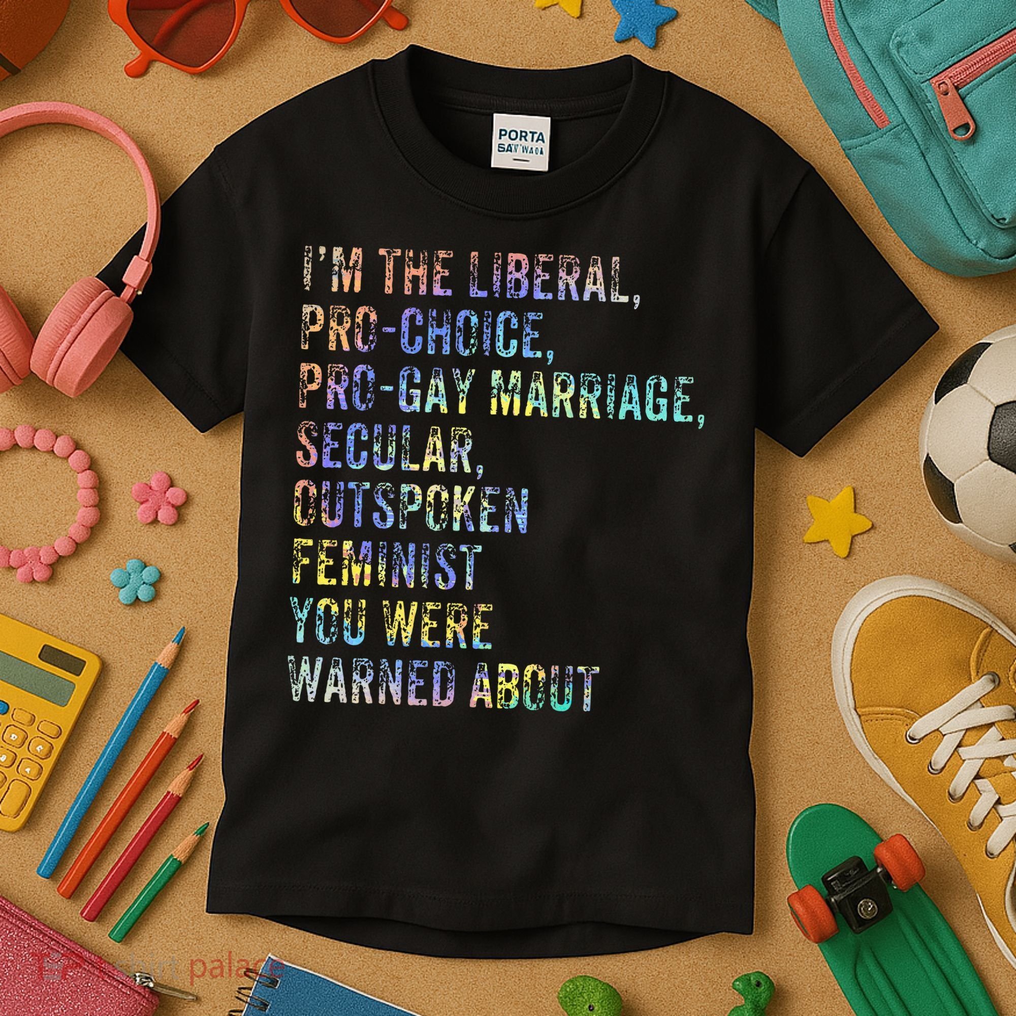 Feminist Empowerment Rights Social Justice March Kids T-Shirt
