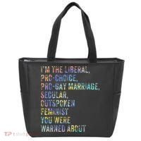 Feminist Empowerment Rights Social Justice March Tote Bag thumb 0