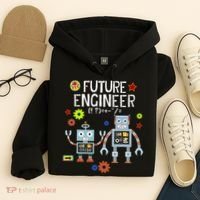 Future Engineer Robotics Robot Costume For Adults & Kids Hoodie thumb 4