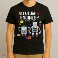 Future Engineer Robotics Robot Costume For Adults & Kids T-Shirt thumb 3