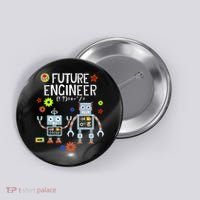 Future Engineer Robotics Robot Costume For Adults & Kids Button thumb 0