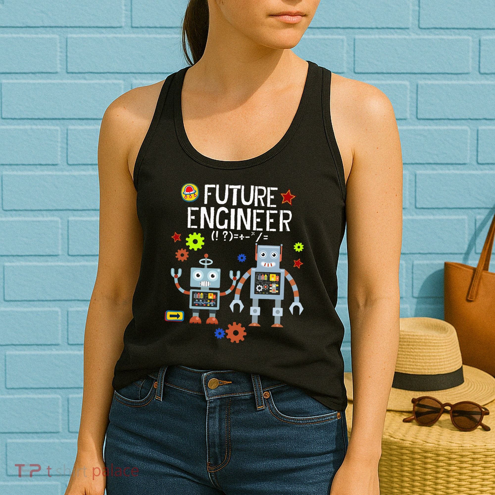 Future Engineer Robotics Robot Costume For Adults & Kids Women's Tank Top