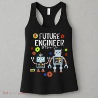 Future Engineer Robotics Robot Costume For Adults & Kids Women's Tank Top thumb 3
