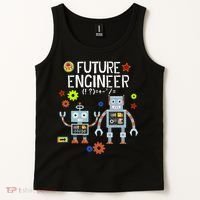 Future Engineer Robotics Robot Costume For Adults & Kids Tank Top thumb 2
