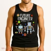 Future Engineer Robotics Robot Costume For Adults & Kids Tank Top thumb 3