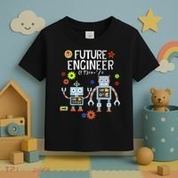 Future Engineer Robotics Robot Costume For Adults & Kids Toddler T-Shirt thumb 3