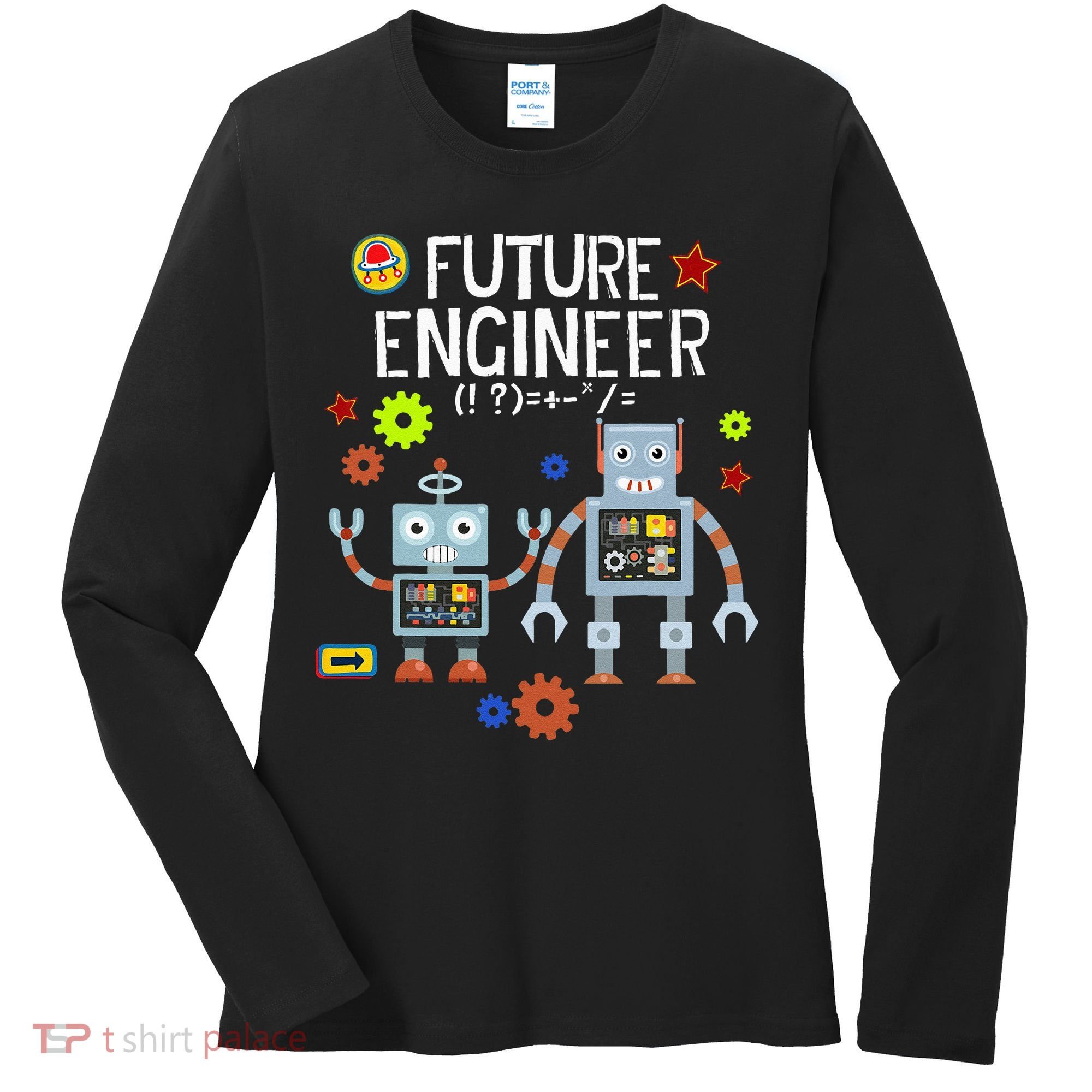 Future Engineer Robotics Robot Costume For Adults & Kids Women's Long Sleeve Shirt