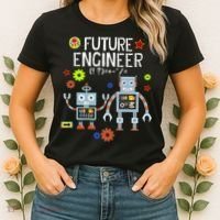 Future Engineer Robotics Robot Costume For Adults & Kids Women's T-Shirt thumb 2