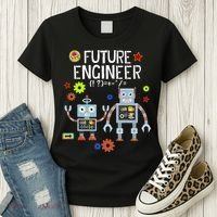 Future Engineer Robotics Robot Costume For Adults & Kids Women's T-Shirt thumb 3