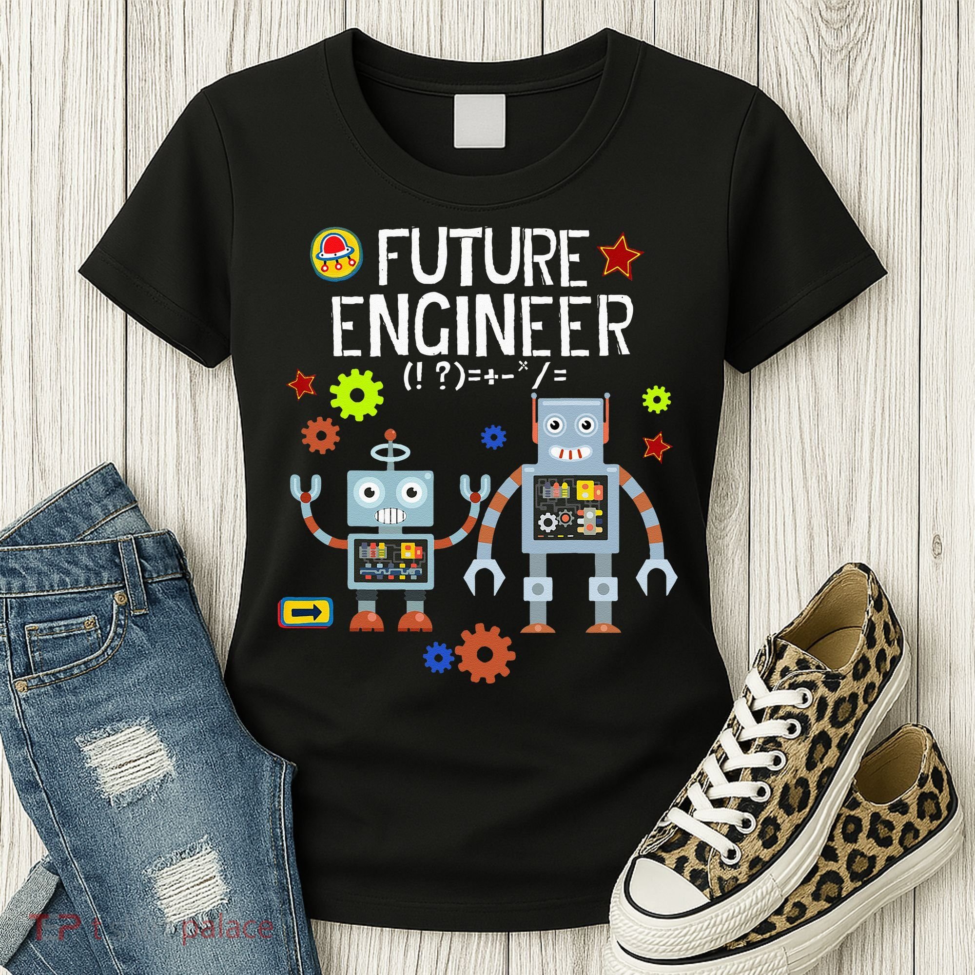 Future Engineer Robotics Robot Costume For Adults & Kids Women's T-Shirt