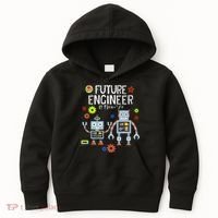 Future Engineer Robotics Robot Costume For Adults & Kids Kids Hoodie thumb 0