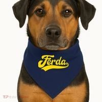 Ferda Logo Hockey Irish USA-Made Doggie Bandana thumb 1
