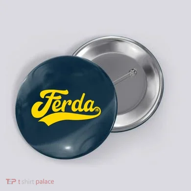 Ferda Logo Hockey Irish Button