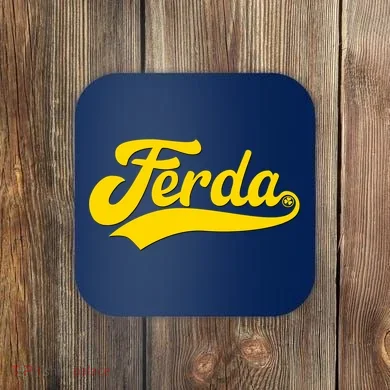 Ferda Logo Hockey Irish Coaster