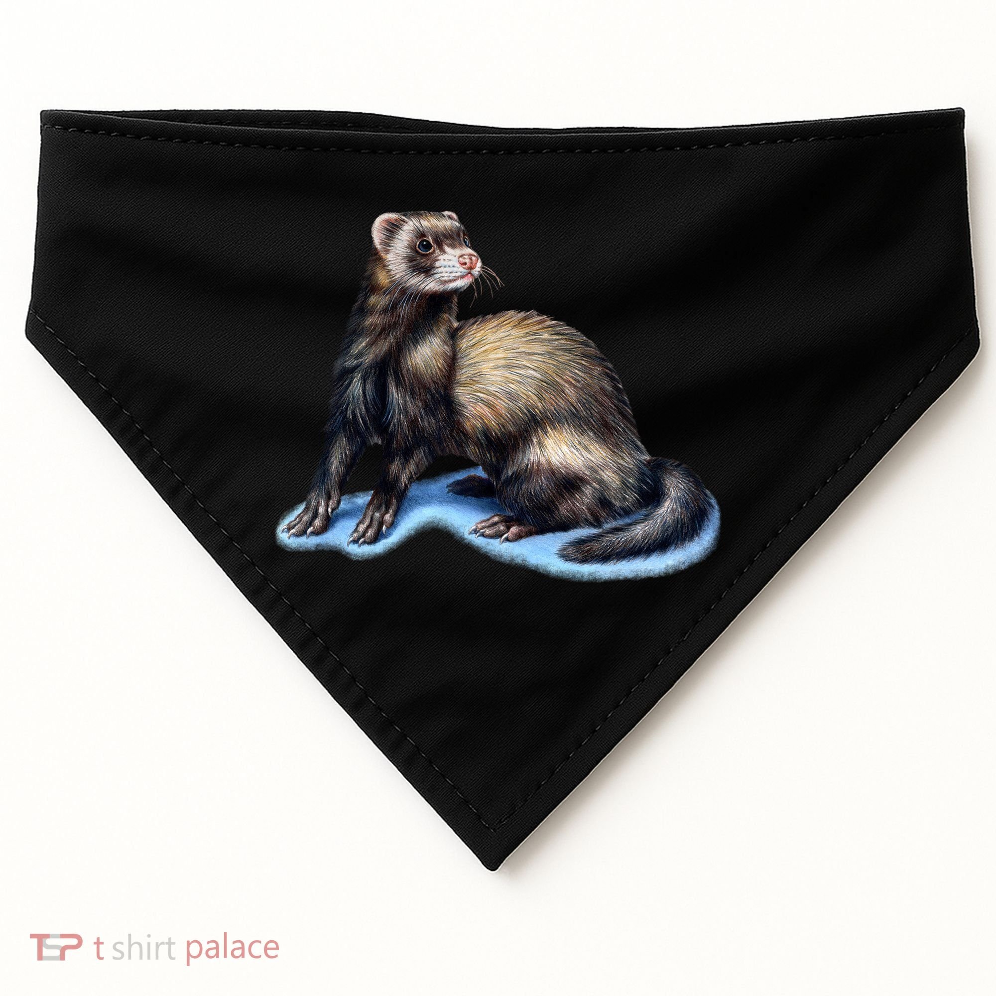 Ferret Wildlife USA-Made Doggie Bandana