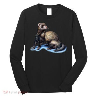 Ferret Wildlife Long Sleeve Shirt