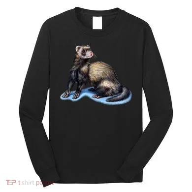 Ferret Wildlife Long Sleeve Shirt