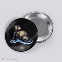 Ferret Wildlife Button thumb 0