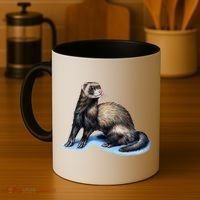 Ferret Wildlife Coffee Mug thumb 4