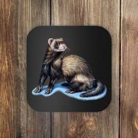 Ferret Wildlife Coaster thumb 0