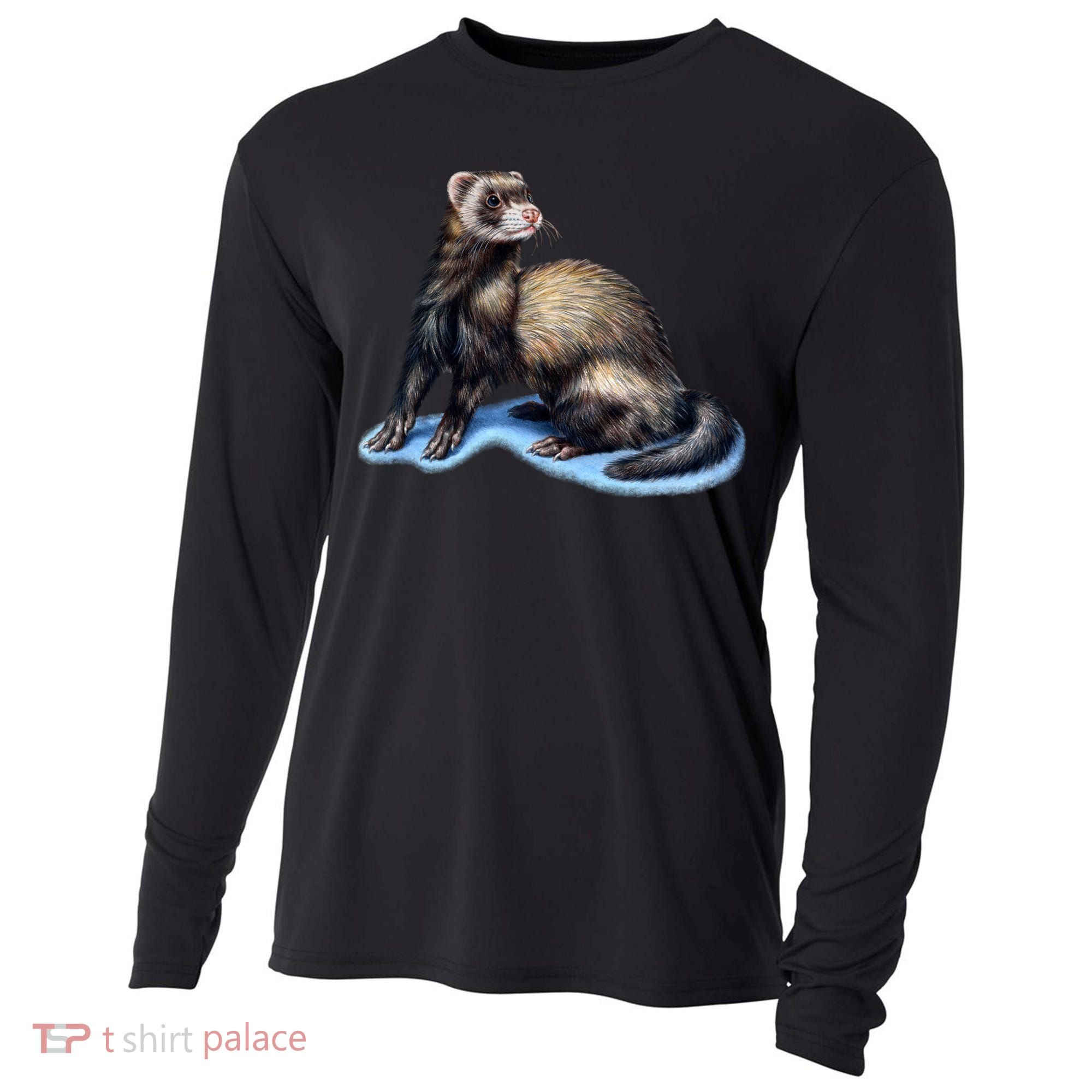 Ferret Wildlife Cooling Performance Long Sleeve Crew