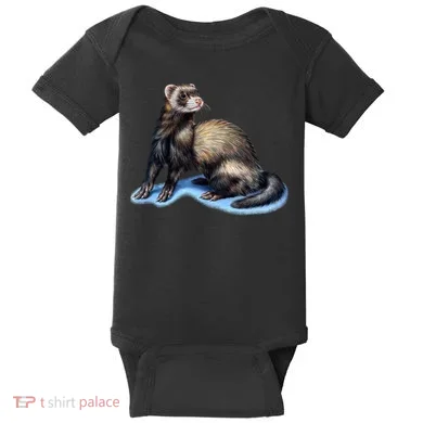 Ferret Wildlife Baby Bodysuit