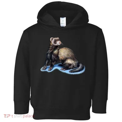 Ferret Wildlife Toddler Hoodie