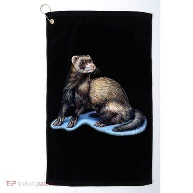Ferret Wildlife Golf Towel