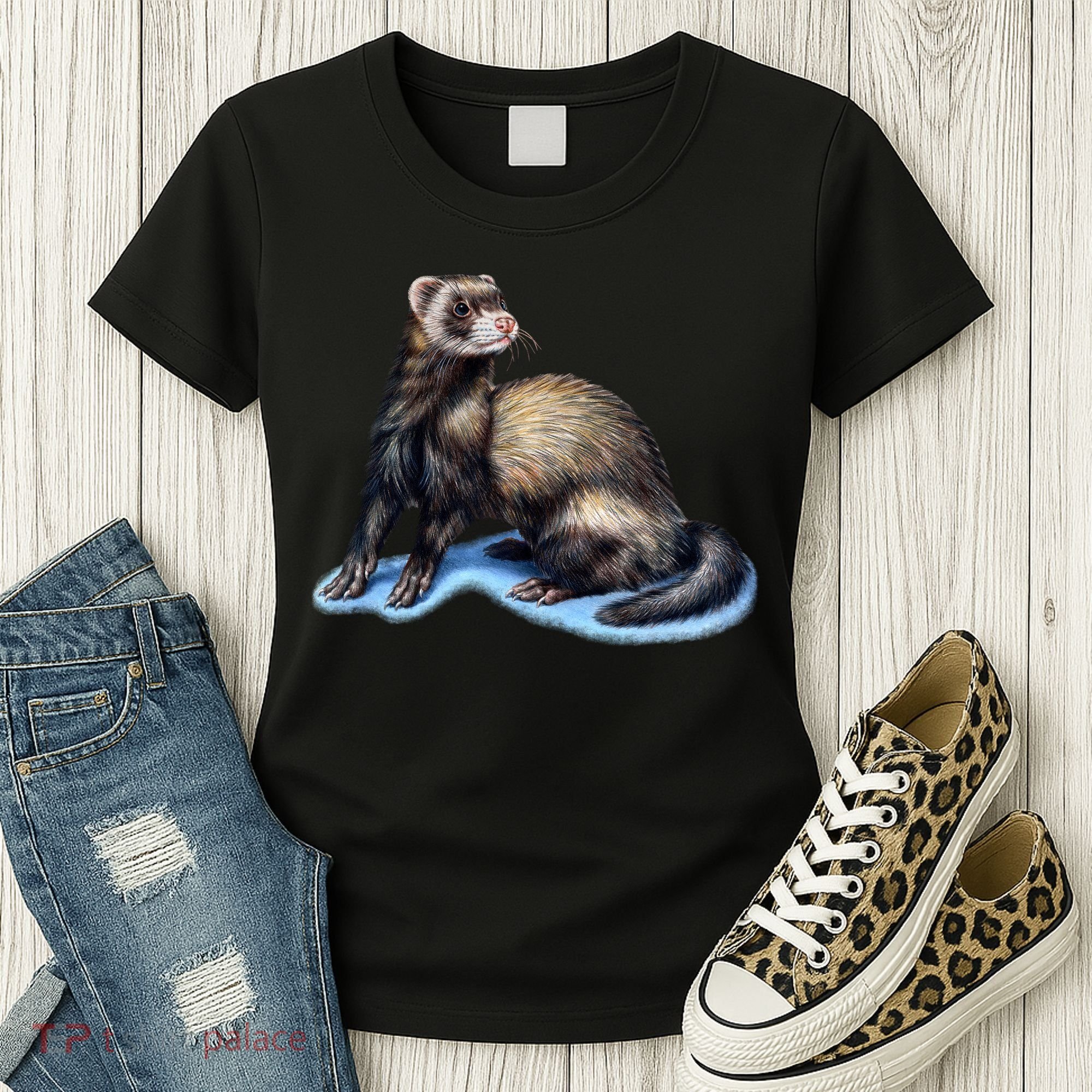 Ferret Wildlife Women's T-Shirt