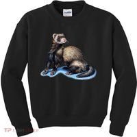 Ferret Wildlife Kids Sweatshirt thumb 0