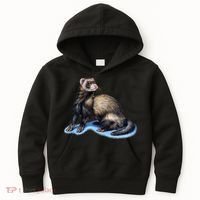 Ferret Wildlife Kids Hoodie thumb 0
