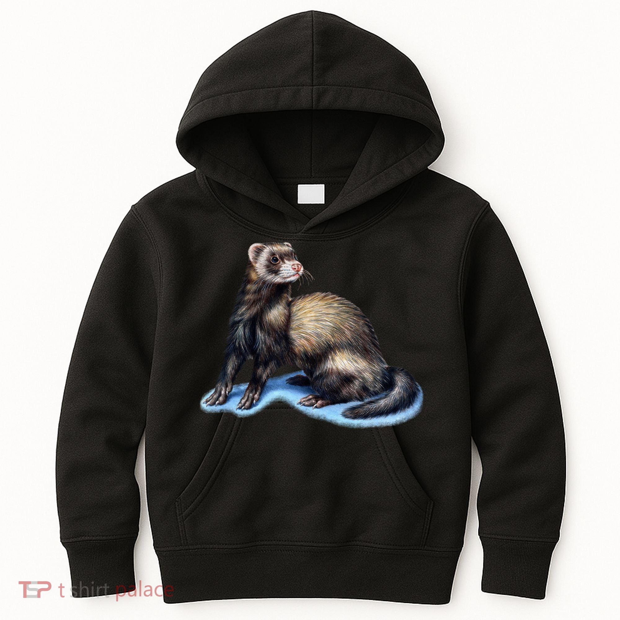 Ferret Wildlife Kids Hoodie