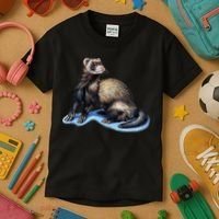 Ferret Wildlife Kids T-Shirt thumb 3