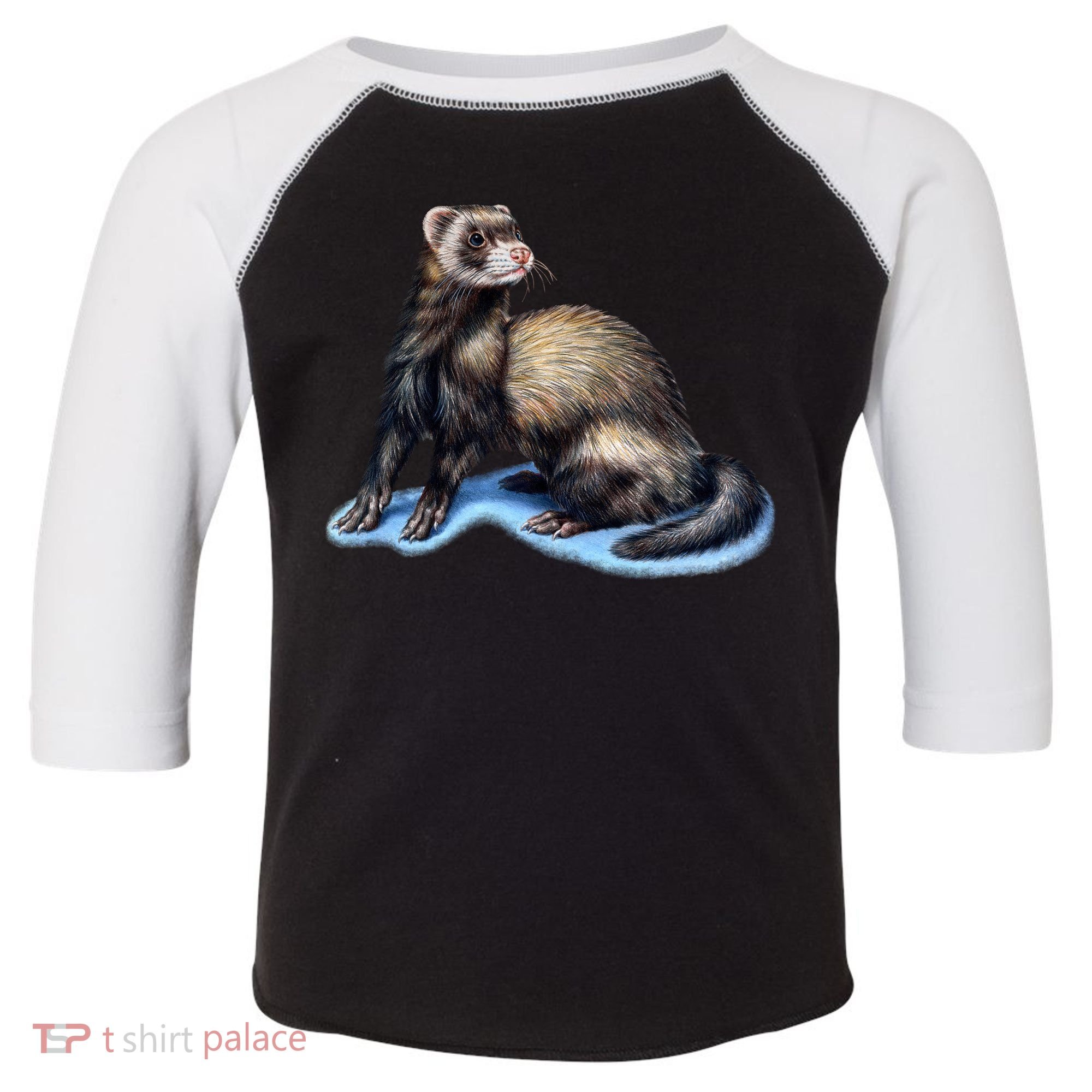 Ferret Wildlife Toddler Fine Jersey T-Shirt