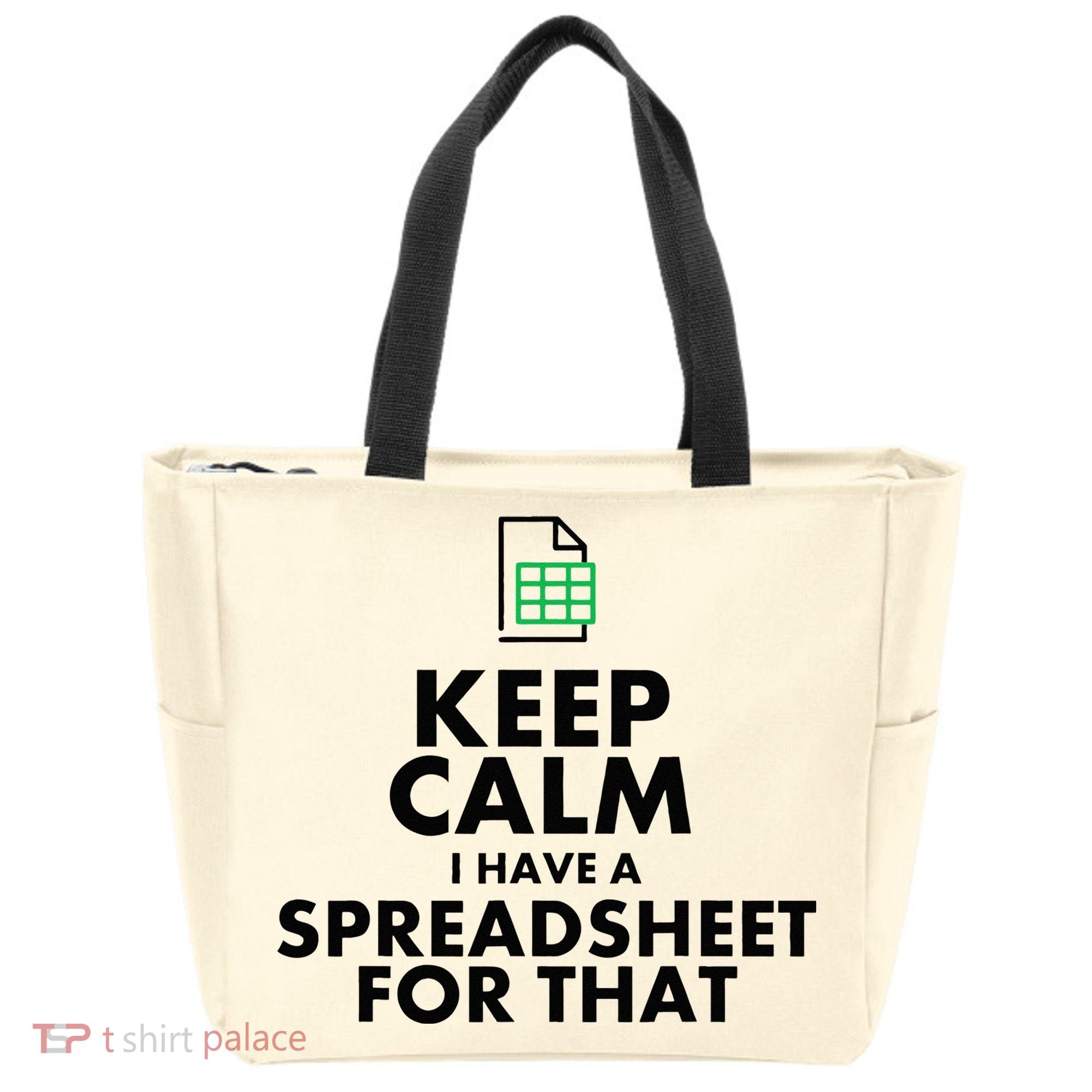 Funny Excel Spreadsheets Lover Gift Accountant Tote Bag