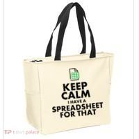 Funny Excel Spreadsheets Lover Gift Accountant Tote Bag thumb 2
