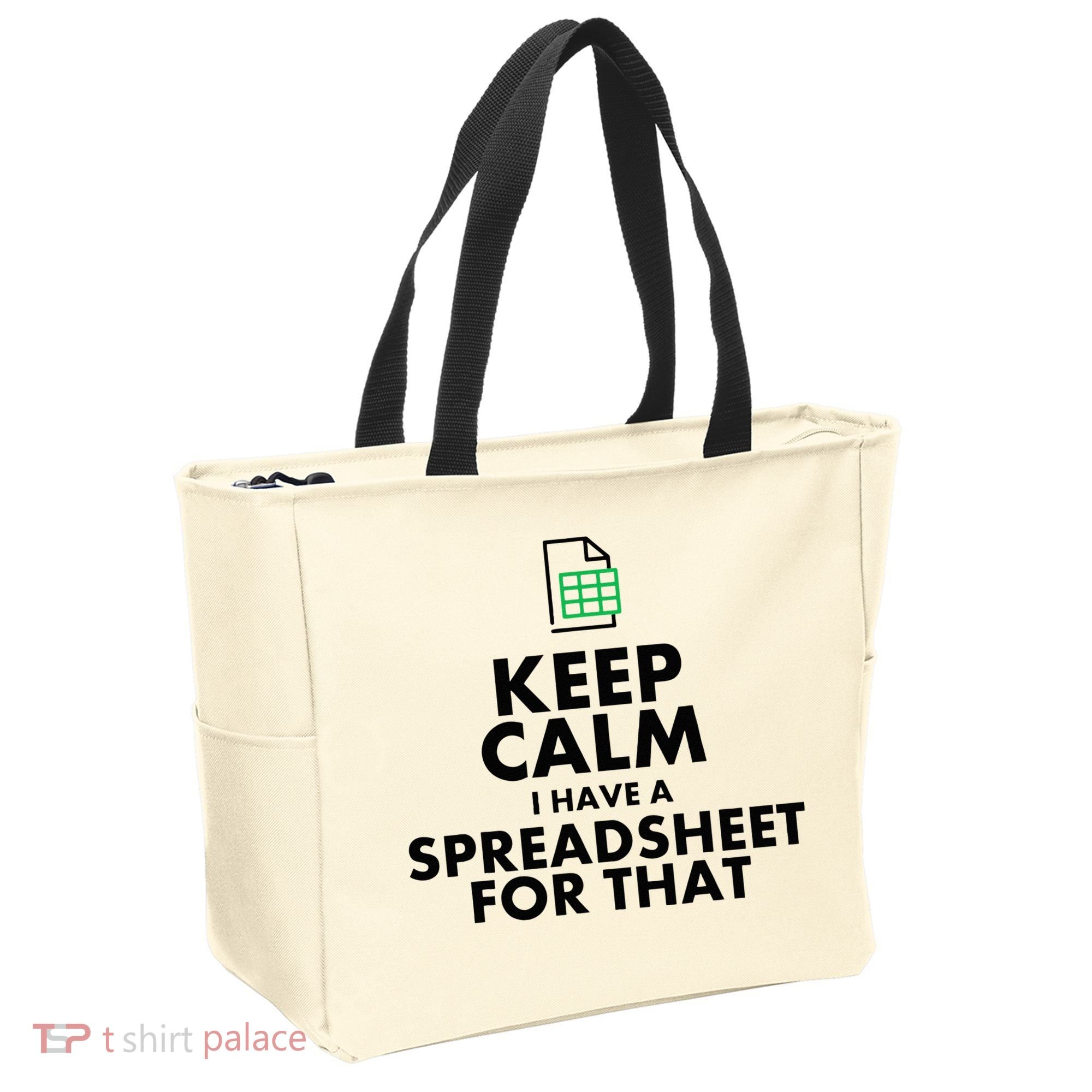 Funny Excel Spreadsheets Lover Gift Accountant Tote Bag
