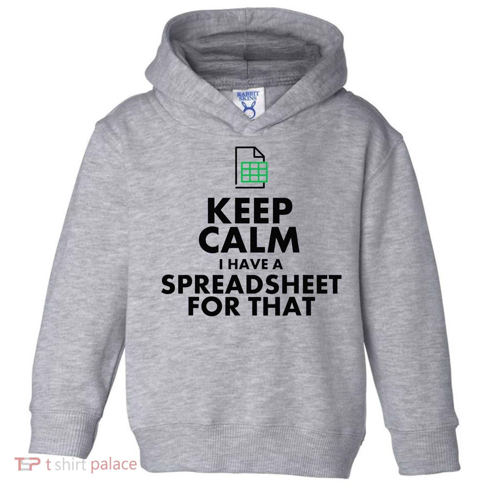 Funny Excel Spreadsheets Lover Gift Accountant Toddler Hoodie